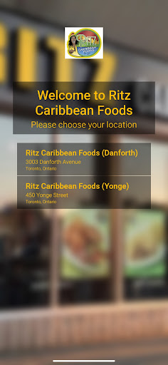Android application Ritz Caribbean Foods screenshort
