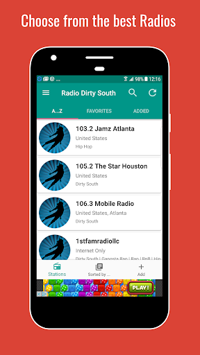 Radio Dirty South Music Screen 2