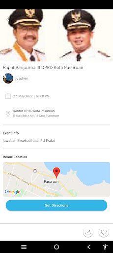 Jadwal & Agenda Kepala Daerah Screen 3