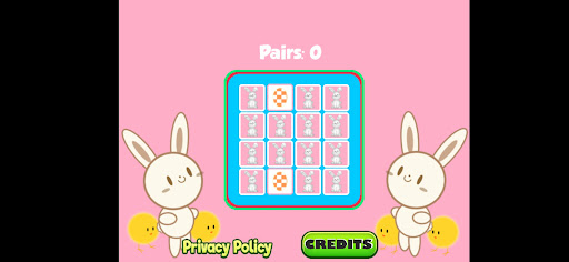 Easter Memory Pair Matching Screen 2