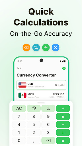 Currency Converter - Moneta Screenshot 4 - AppWisp.com