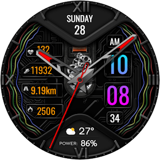 Hybrid ELECTRO WD21 Watch face
