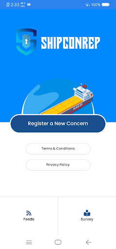 Android application ShipConRep screenshort