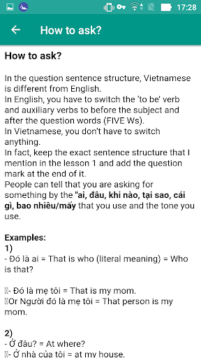 Vietnamese Grammar Screen 3