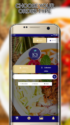 Android application K's Kitchen screenshort