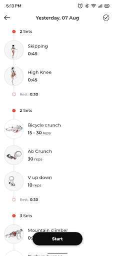 Infinity 4 fitness Screen 3