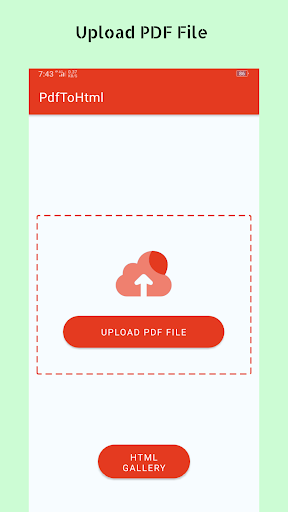 PDF to HTML Screen 2