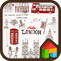 Hi London dodol launcher theme