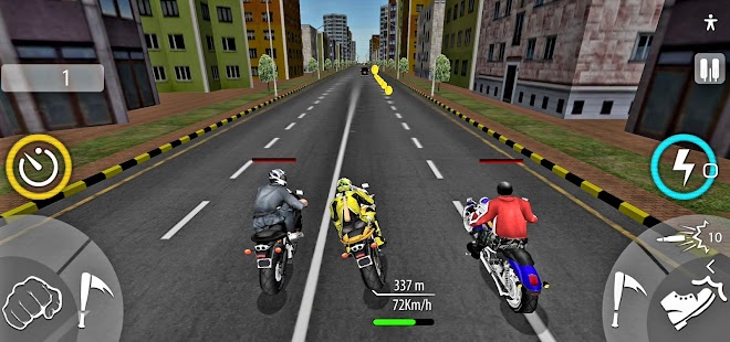 Moto Bike Racer Pro Fighter 3D екранна снимка