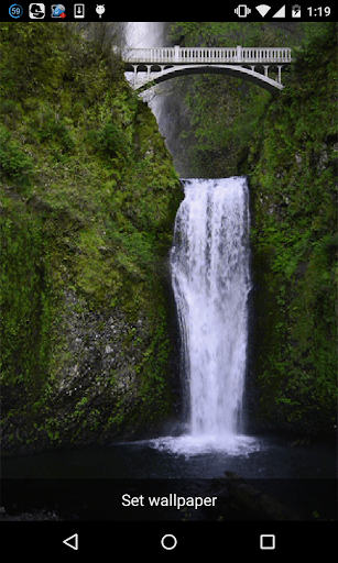 Android application Waterfall Live Wallpapers Pro screenshort