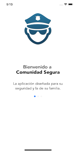 Android application (D) Comunidad Segura Residente screenshort