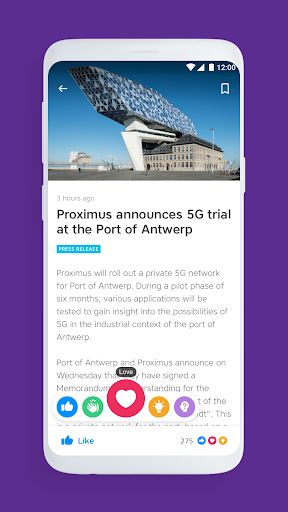 Spencer at Proximus Screen 2