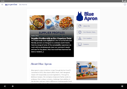 The Grapevine for Blue Apron