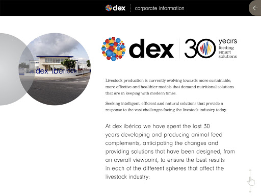 dex ibérica. Screen 2