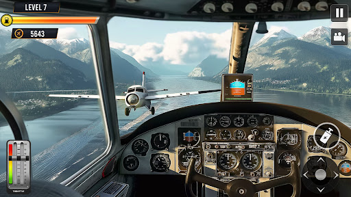 Android application Aeroplane Game Pilot Simulator screenshort