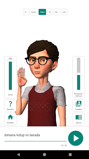 Text-to-Gesture SIBI Screen 3