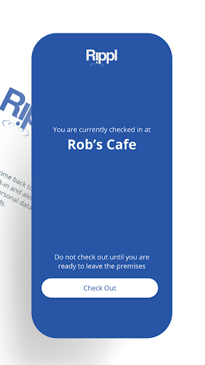 Rippl: Privacy-first Check-in Screen 2