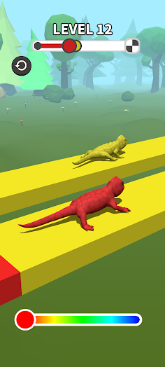 Chameleon Race 3D - Screenshot 1