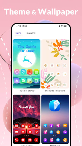 Screenshot of Color Launcher, cool themes