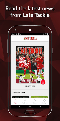 Android application Late Tackle Magazine screenshort