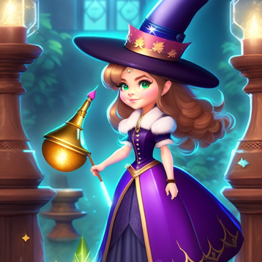 Witch Transforms Princess Game
