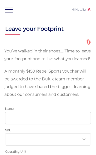 Dulux Walk in their Shoes