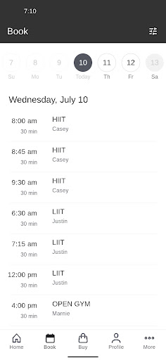 Sweat Method Screen 2