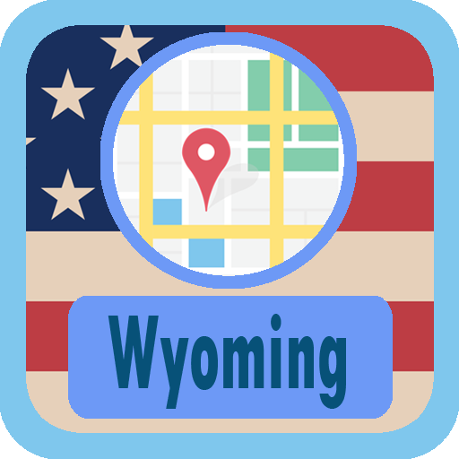 USA Wyoming Maps  Icon