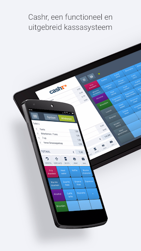 Android application Cashr horeca & retail Kassa screenshort