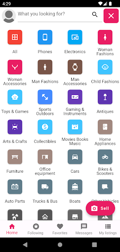 Thrifters Marketplace Screen 2