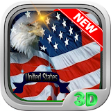 United States 3D flag icon