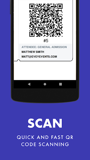 Evey Events - Check-In Manager Screen 3