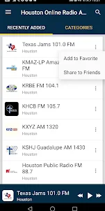 Houston Online Radio App - Tex