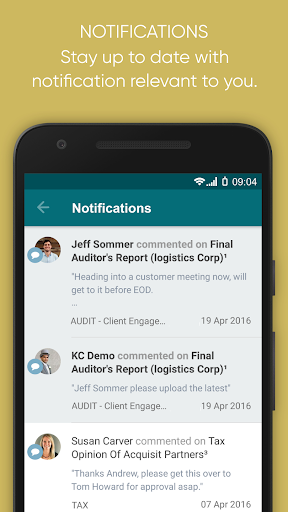 Android application Ideagen Huddle USGovHealthcare screenshort