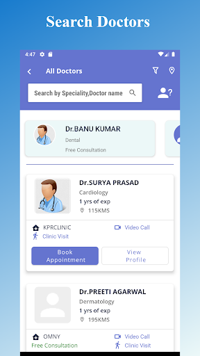 MyHealth+ Screen 2
