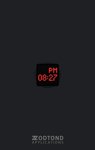 Android application ساعت دیجیتال LED screenshort