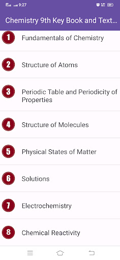 Chemistry 9th Key and Textbook Screen 3