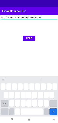 Android application Email Scanner Pro screenshort