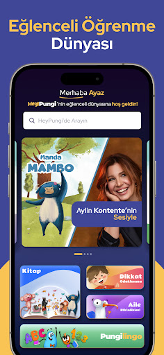 Android application HeyPungi: Kitap & Eğitici Oyun screenshort