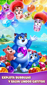 Captura 1 Bubble Shooter: Cat Pop Island android