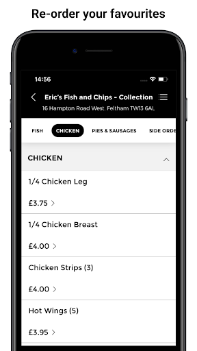 Eric’s Fish and Chips Screen 2