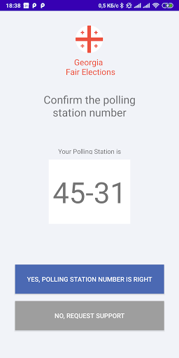 Android application Elections Helper screenshort
