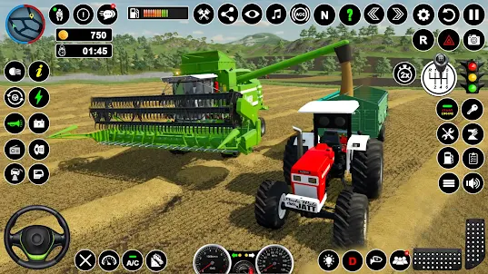 拖拉機遊戲 3d- 農業遊戲：農業遊戲：拖拉機 sim 3d