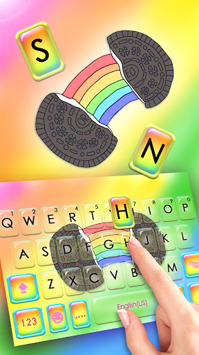Rainbow Cookie Keyboard Theme Screen 2