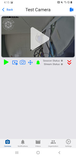 HogEye Camera Management Screen 3