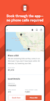 screenshot of Convoy: find, book truck loads