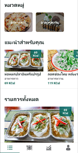 Android application KU Smart Food screenshort