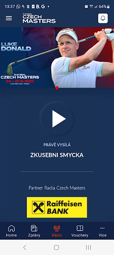 Android application Czech Masters screenshort