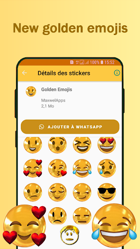 DISC. Emojis Stickers - WAStic Screen 2