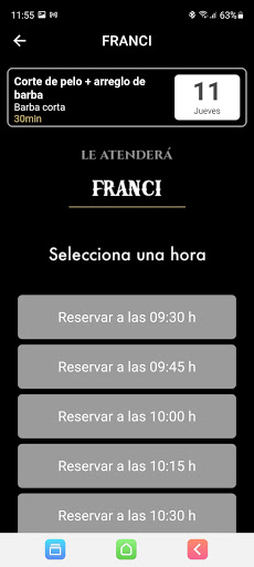 Franci Peluqueria Screen 2